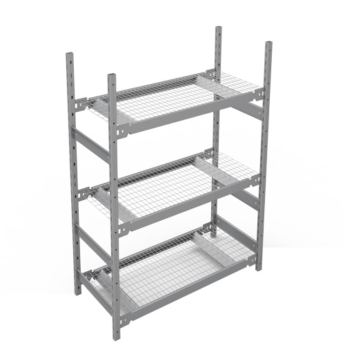 Wide Span Storage Shelving, Steel, Boltless, 1340 lbs. Capacity, 42" W x 60" H x 18" D OSI Industrial Sales