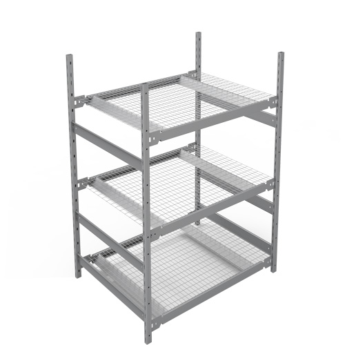&eacute;tag&egrave;re de grande largeur, Acier, Sans boulons, Capacit&eacute; 1340 lb, 42" la x 60" h x 32" p OSI Industrial Sales