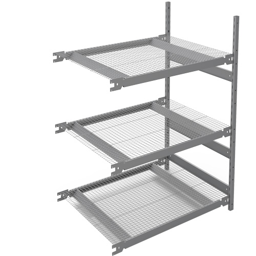 &eacute;tag&egrave;re de grande largeur, Acier, Sans boulons, Capacit&eacute; 1340 lb, 42" la x 60" h x 32" p OSI Industrial Sales