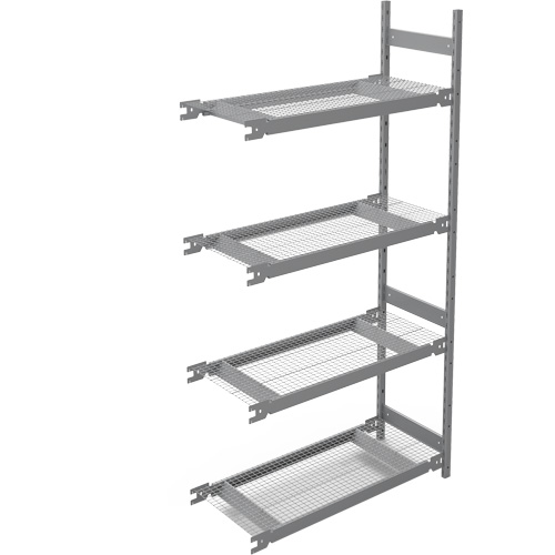 &eacute;tag&egrave;re de grande largeur, Acier, Sans boulons, Capacit&eacute; 1340 lb, 42" la x 84" h x 18" p OSI Industrial Sales