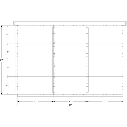 Cabinet d'entreposage &agrave; tiroirs int&eacute;gr&eacute; Interlok OSI Industrial Sales