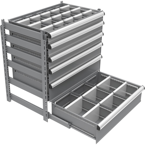 Cabinet d'entreposage &agrave; tiroirs int&eacute;gr&eacute; Interlok OSI Industrial Sales