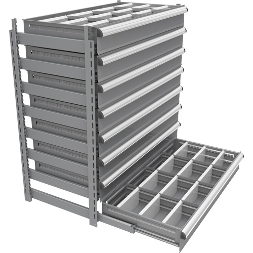 Cabinet d'entreposage &agrave; tiroirs int&eacute;gr&eacute; Interlok OSI Industrial Sales