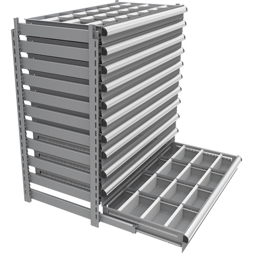 Cabinet d'entreposage &agrave; tiroirs int&eacute;gr&eacute; Interlok OSI Industrial Sales