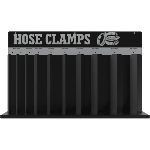 Support de rangement pour 10 colliers de serrage pour tuyaux flexibles OSI Industrial Sales