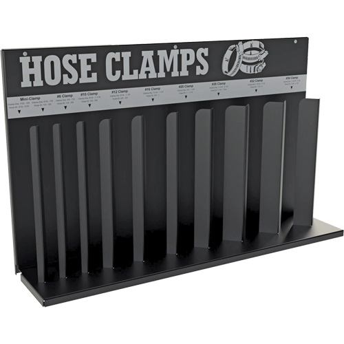 Support de rangement pour 10 colliers de serrage pour tuyaux flexibles OSI Industrial Sales