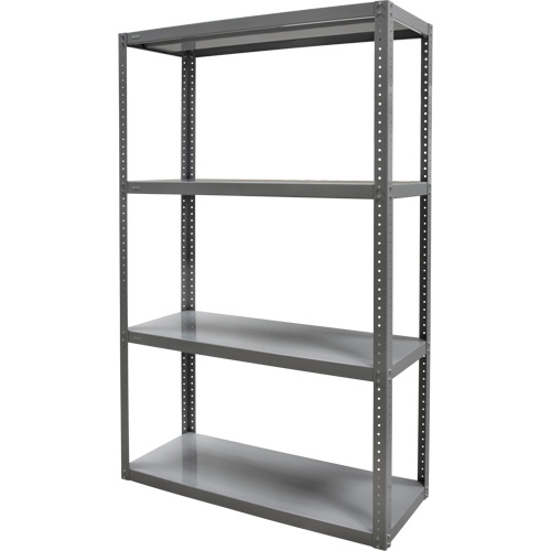Heavy-Duty Shelving, Steel, Bolted, 3000 lbs. Capacity, 36" W x 72" H x 18" D OSI Industrial Sales