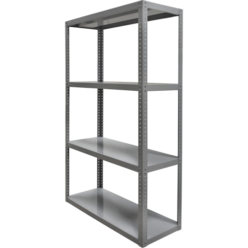 Heavy-Duty Shelving, Steel, Bolted, 3000 lbs. Capacity, 36" W x 72" H x 18" D OSI Industrial Sales