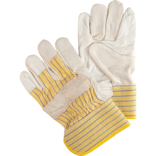 Abrasion-Resistant Fitter's Gloves, Large, Grain Cowhide Palm OSI Industrial Sales
