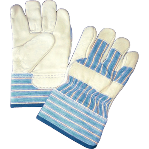 Lined Gloves, One Size, Grain Cowhide Palm, Cotton Fleece Inner Lining OSI Industrial Sales