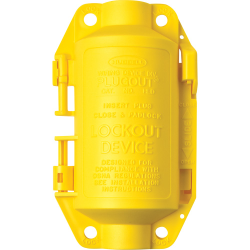 Hubbell Plugout&reg; Lockout, Plug Type OSI Industrial Sales