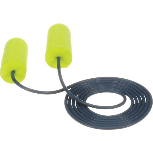 Bouchons d'oreilles d&eacute;tectables E-A-Rsoft, Avec cordon, R&eacute;gulier, Vrac - Sac en poly, NRR dB 32 OSI Industrial Sales