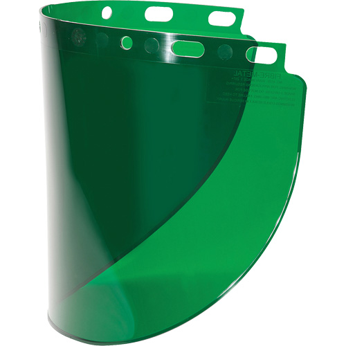 Fibre-Metal&reg; Wideview Faceshield Visor, Propionate, Green Tint OSI Industrial Sales