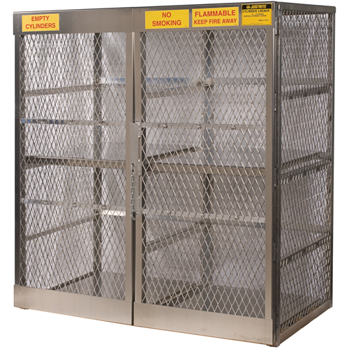 Armoires en aluminium pour bouteilles GPL, nbre de bouteilles: 16, 60" , 32" , 65" , Argent OSI Industrial Sales