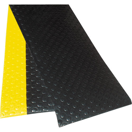 No. 417 Bubble Sof-Tred With Dyna-Shield Mats, Bubbled, 4' x 60' x 1/2", Black, PVC OSI Industrial Sales