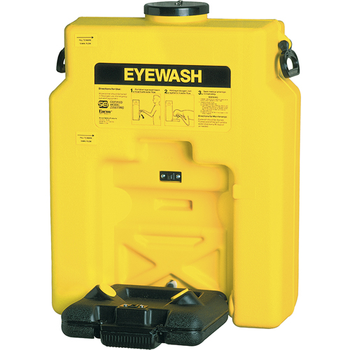 Eyewash, Gravity-Fed, 14 gal. Capacity, Meets ANSI Z358.1 OSI Industrial Sales