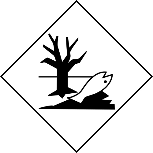 Marine Pollutant Mark TDG Shipping Labels, Environmental Pollutants, Paper OSI Industrial Sales