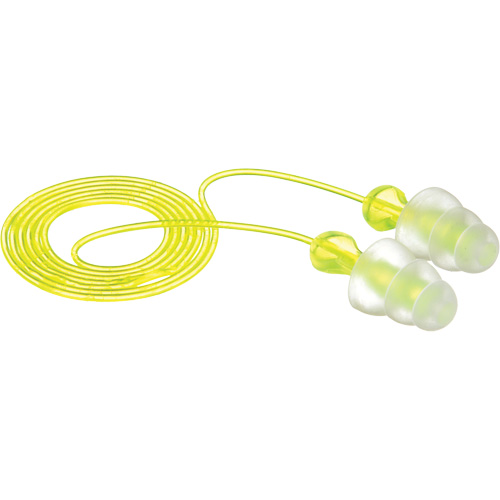 Bouchons d'oreilles r&eacute;utilisables &agrave; trois brides E-A-R, Avec cordon, Vrac - Sac en poly, 26 dB NRR, Taille unique OSI Industrial Sales
