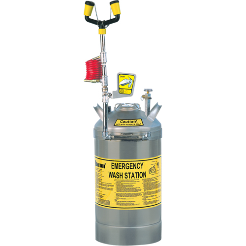 Self-Contained Eyewash Station, Pressurized, 13 gal. Capacity, Meets ANSI Z358.1 OSI Industrial Sales