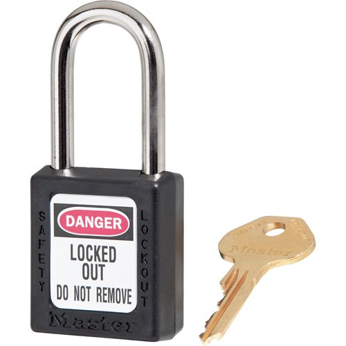 Zenex Padlocks, Safety Padlock, Keyed Different, Thermoplastic, 1-1/2" Width OSI Industrial Sales