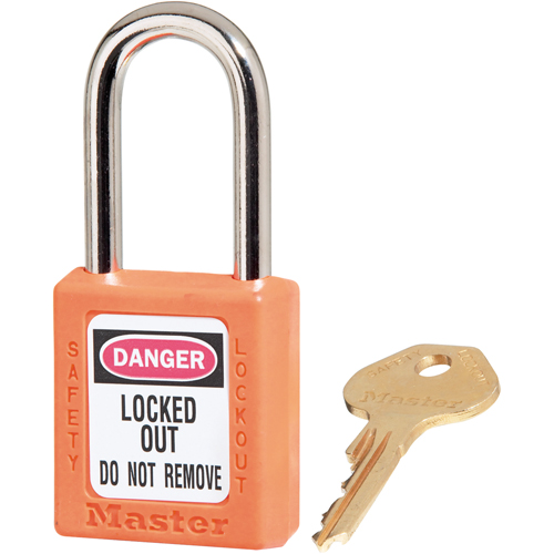 Cadenas Zenex, Cadenas de s&eacute;curit&eacute;, Cl&eacute;s diff&eacute;rentes, Thermoplastique, Largeur de 1-1/2" OSI Industrial Sales
