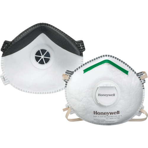 Respirateurs contre les particules Saf-T-Fit Plus N1125, N95, Certifi&eacute; NIOSH, Grand/Moyen OSI Industrial Sales