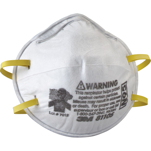 Respirateurs contre les particules 8110S, N95, Certifi&eacute; NIOSH, Petit OSI Industrial Sales