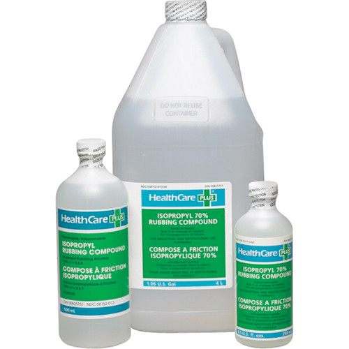 Alcool isopropylique &agrave; friction, Liquide, Antiseptique OSI Industrial Sales