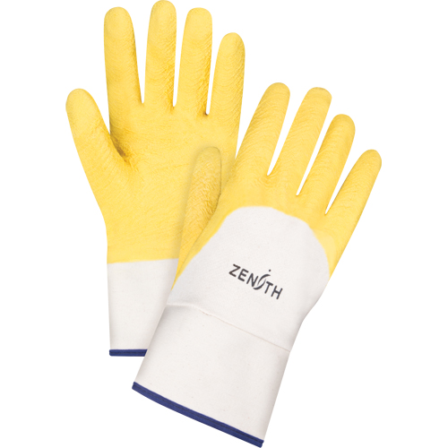 Gants enduits au fini rugueux, 10/T-Grand, R&ecirc;vetement Latex de caoutchouc, Enveloppe en Coton OSI Industrial Sales