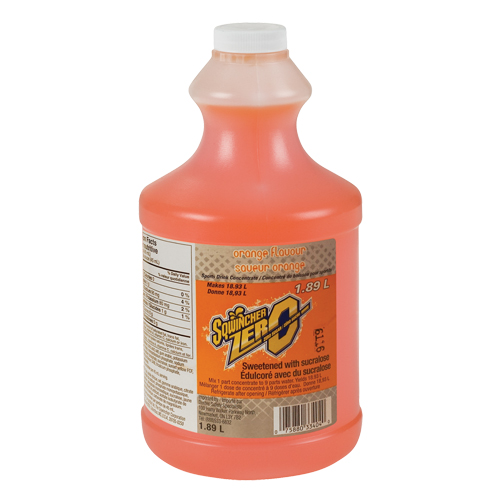 Sqwincher&reg; ZERO&reg; Rehydration Drink, Concentrate, Orange OSI Industrial Sales