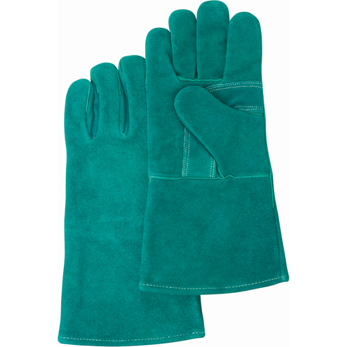 Premium Welder's Gloves, Split Cowhide, Size Large OSI Industrial Sales