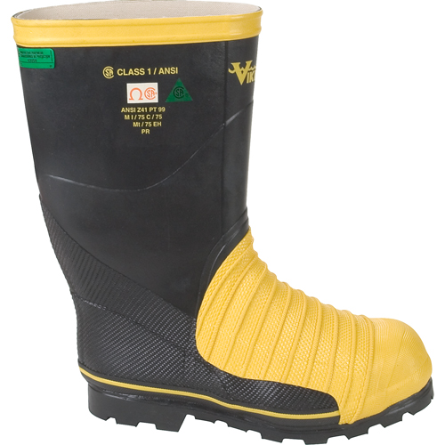 Bottes professionnelles Miner 49ER pour l'exploitation mini&egrave;re, Caoutchouc, Embout Acier, Pointure 7 OSI Industrial Sales