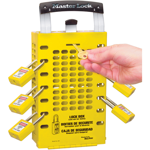 Latch Tight Lock Boxes, Yellow OSI Industrial Sales