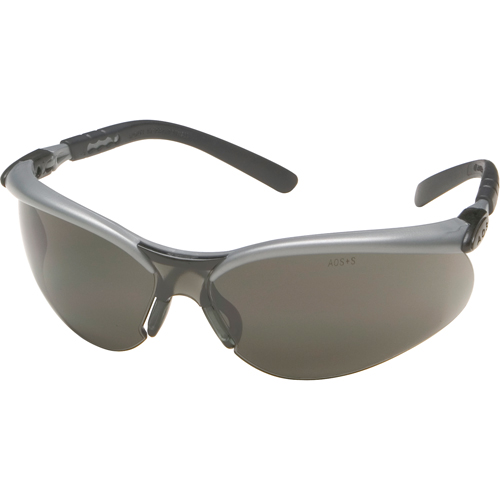 Lunettes de s&eacute;curit&eacute; Bx, Lentille Grise/fum&eacute;e, Antibu&eacute;e, R&eacute;pond ou surpasse la norme CSA Z94.3 OSI Industrial Sales
