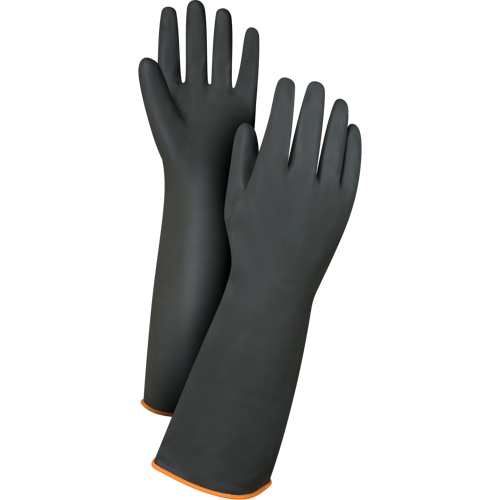 Heavyweight Chemical-Handling Gloves, Size Large/9, 18" L, Rubber Latex, 30-mil OSI Industrial Sales