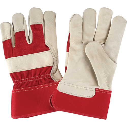 Gants d'ajusteur &agrave; paume s&egrave;che de premi&egrave;re qualit&eacute;, Grand, Paume en Cuir fleur de vache, Doublure en Coton OSI Industrial Sales