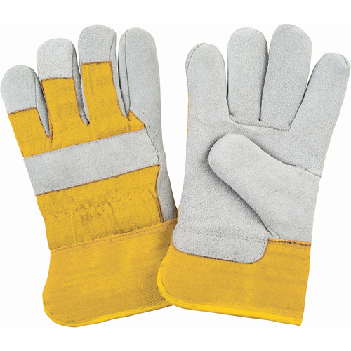 Gants d'ajusteur doubl&eacute;s pour l'hiver de premi&egrave;re qualit&eacute;, Moyen, Paume en Cuir de vache refendu, Doublure en Molleton de mousse OSI Industrial Sales