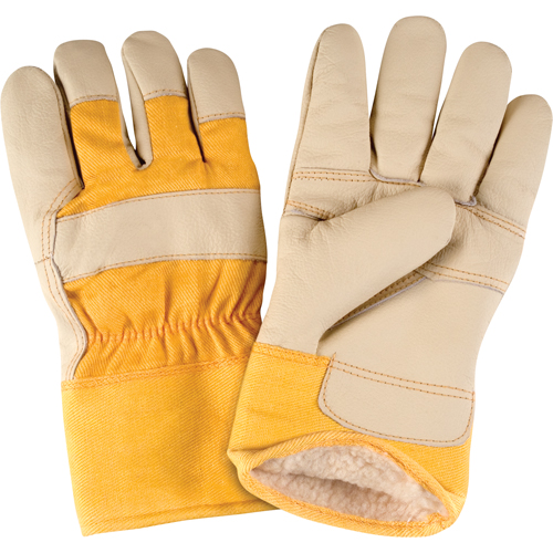Gants d'ajusteur doubl&eacute;s pour l'hiver d'usage standard, 2T-Grand, Paume en Cuir fleur de vache, Doublure en Boa OSI Industrial Sales