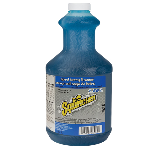 Sqwincher Boisson de r&eacute;hydratation, Concentr&eacute;, M&eacute;lange de baies OSI Industrial Sales