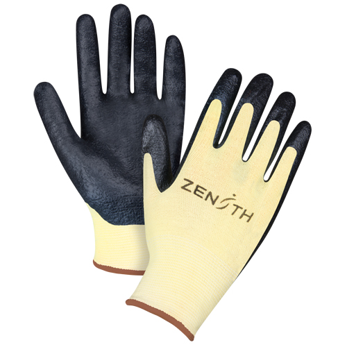 Gants r&eacute;sistants &agrave; la coupe avec prise sup&eacute;rieure, Taille Grand/9, Calibre 13, Rev&ecirc;tement Mousse de nitrile, Enveloppe en Aramide, ANSI/ISEA 105 niveau 3/EN 388 niveau 5 OSI Industrial Sales