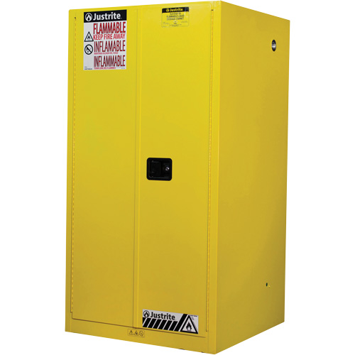 Sure-Grip&reg; Ex Flammable Storage Cabinets, 60 gal., 2 Door, 34" W x 65" H x 34" D OSI Industrial Sales