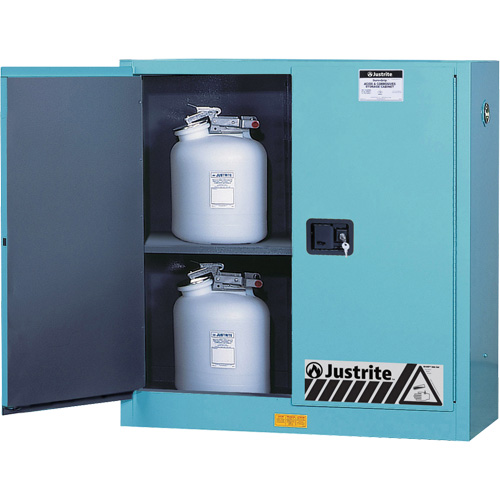 ChemCor&reg; Lined Acid/Corrosive Storage Cabinets, 30 gal., 43" x 44" x 18" OSI Industrial Sales