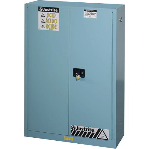 ChemCor&reg; Lined Acid/Corrosive Storage Cabinets, 45 gal., 43" x 65" x 18" OSI Industrial Sales