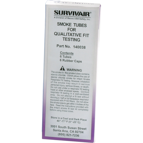Fit Test Kits - Replacement Tubes, Qualitative, Smoke Testing Solution OSI Industrial Sales