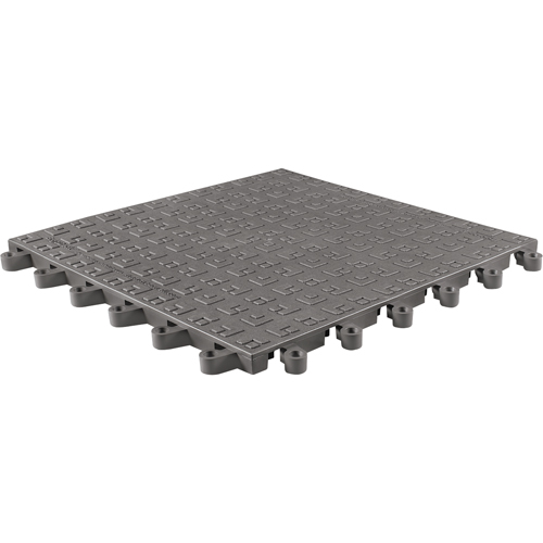 Tapis ErgoDeck Soft No 566, PVC, 1-1/2' la c, 1-1/2' lo, 7/8" &eacute;paisseur, Charbon OSI Industrial Sales