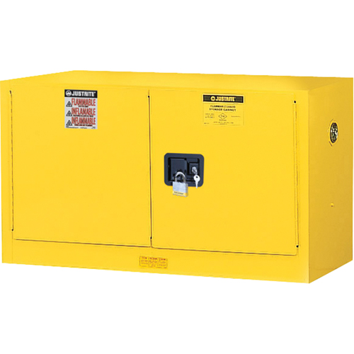 Armoire de s&eacute;curit&eacute; murale pour produits inflammables EX Sure-Grip , 17 gal., 2 Porte(s), 43" La x 24" h x 18" p OSI Industrial Sales