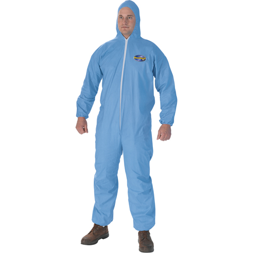 Kleenguard A65 Coveralls, Large, Blue, FR Treated Fabric OSI Industrial Sales