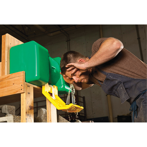 Eyewash Station, Gravity-Fed, 9 gal. Capacity, Meets ANSI Z358.1 OSI Industrial Sales