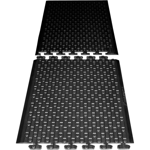 Rejuvenator Connect No. 502 Matting, Polyurethane, 3' W x 3' L, 5/8" Thick, Black OSI Industrial Sales