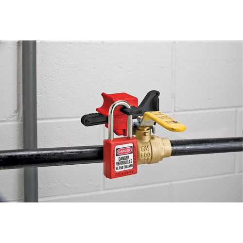 Dispositifs de verrouillage pour poign&eacute;es de robinets Seal Tight, Type Sph&eacute;rique OSI Industrial Sales